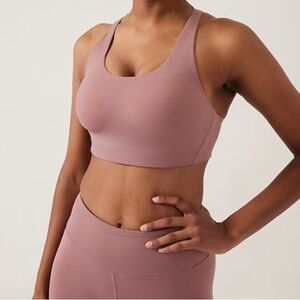Athleta Mauve Sports Bra
